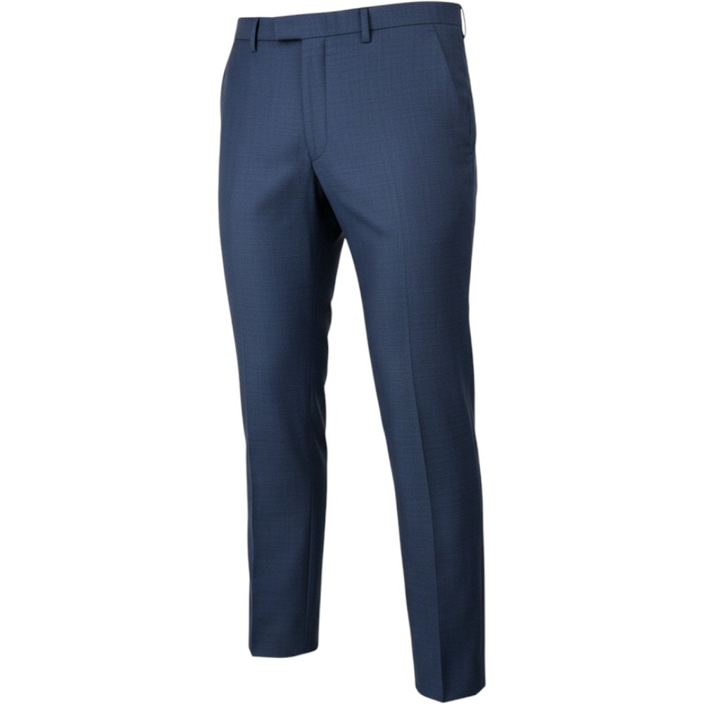 Banana Republic Mens Slim Fit Navy Blue Wool Blend Dress Pants 31x30